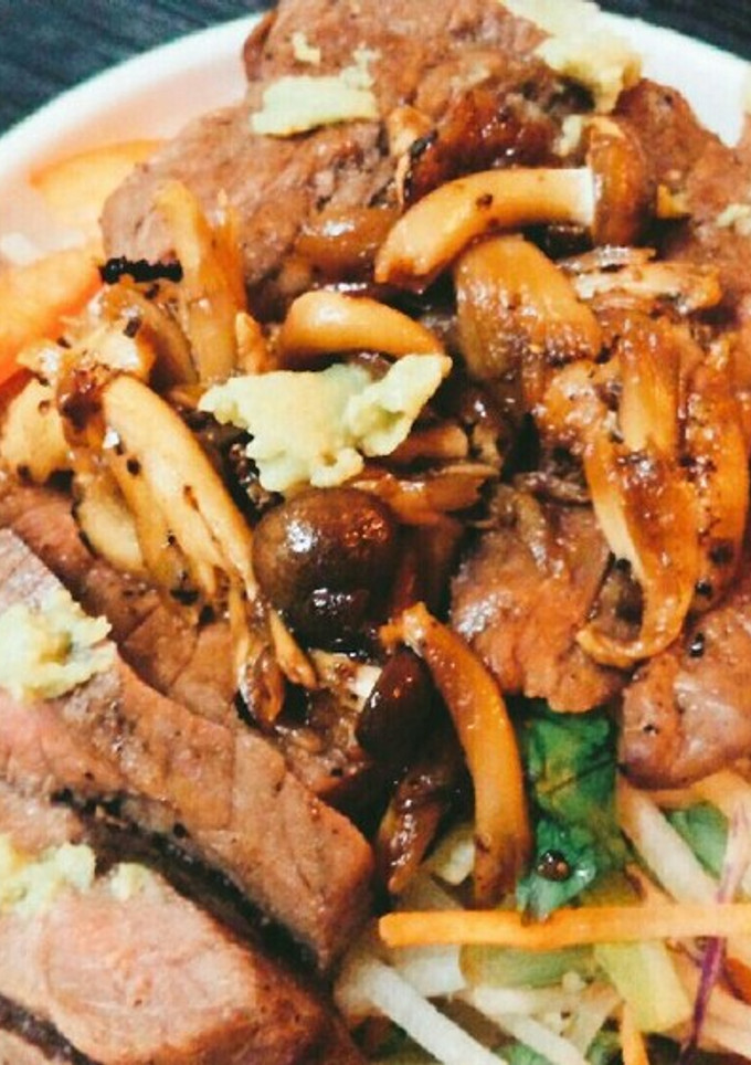 キノコ&肉丼（血管ダイエット1160）-レシピのメイン写真