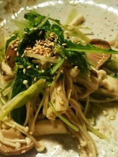 エリンギ&えのき&水菜のナムル-レシピのメイン写真