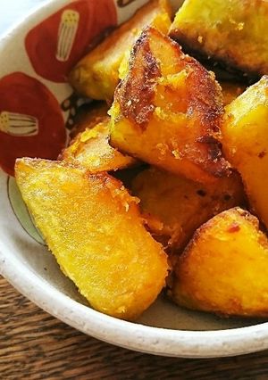 香ばし☆カボチャの炒め和え-レシピのメイン写真