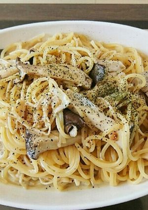 簡単♪きのこの豆乳クリームパスタ♡-レシピのメイン写真