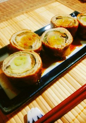 豚ロールの照り煮-レシピのメイン写真