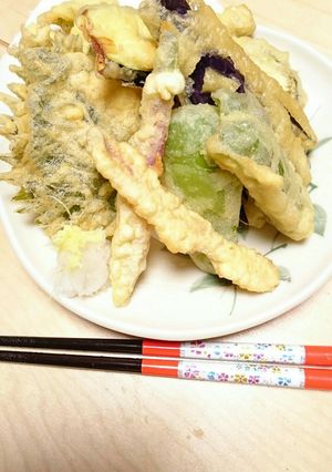 余り物の野菜で天ぷら!!-レシピのメイン写真