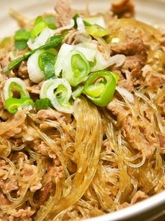 義父が「旨い」と言った♪豚と春雨の炒め煮-レシピのメイン写真