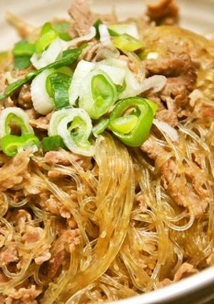 義父が「旨い」と言った♪豚と春雨の炒め煮-レシピのメイン写真