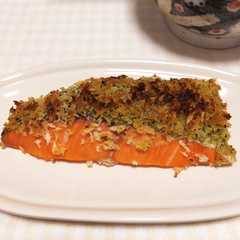 รูปของ 簡単！鮭のジェノベーゼ焼き