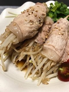 簡単うまい!もやしの肉巻き-レシピのメイン写真