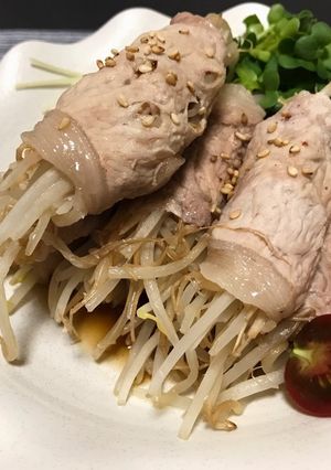 簡単うまい！もやしの肉巻き-レシピのメイン写真