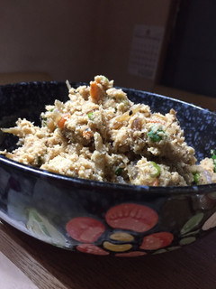 キンピラから! チキンスープで作るおから-レシピのメイン写真