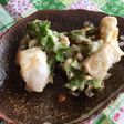 サクッと!四角豆とはんぺんかき揚げ