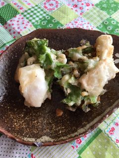 サクッと!四角豆とはんぺんかき揚げ-レシピのメイン写真