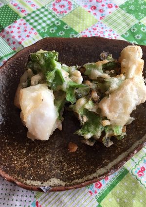 サクッと!四角豆とはんぺんかき揚げ-レシピのメイン写真