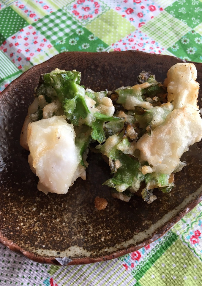 サクッと！四角豆とはんぺんかき揚げ-レシピのメイン写真