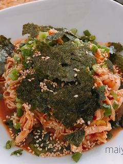*簡単素麺アレンジ!ビビンバ風素麺*-レシピのメイン写真