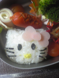 年中■お弁当(キティちゃん)-レシピのメイン写真