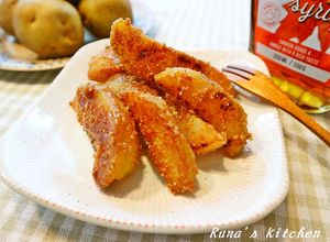 香ばしメープル醤油ごまポテト-レシピのメイン写真