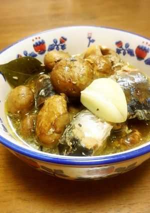 鯖缶とマッシュルームの白ワイン煮-レシピのメイン写真