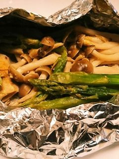 鱈とアスパラの味噌バターマヨのホイル焼き-レシピのメイン写真