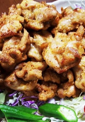 低糖質♥大豆粉の鶏の唐揚げ♪-レシピのメイン写真