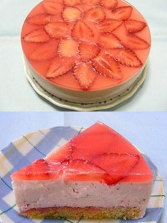 いちごムースケーキ-レシピのメイン写真