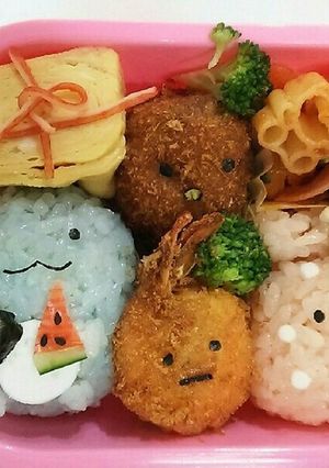 すみっコぐらし弁当②-レシピのメイン写真