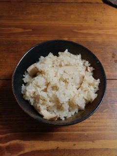 松茸のお吸い物で松茸ご飯-レシピのメイン写真