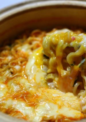 たまごとチーズの辛ラーメン-レシピのメイン写真