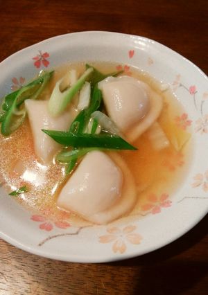 冷凍水餃子のスープ♪-レシピのメイン写真