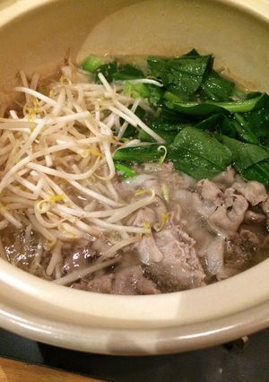 シャキシャキ♡もやし豚みそ鍋-レシピのメイン写真