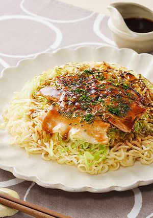 広島お好み焼き風ラーメン-レシピのメイン写真