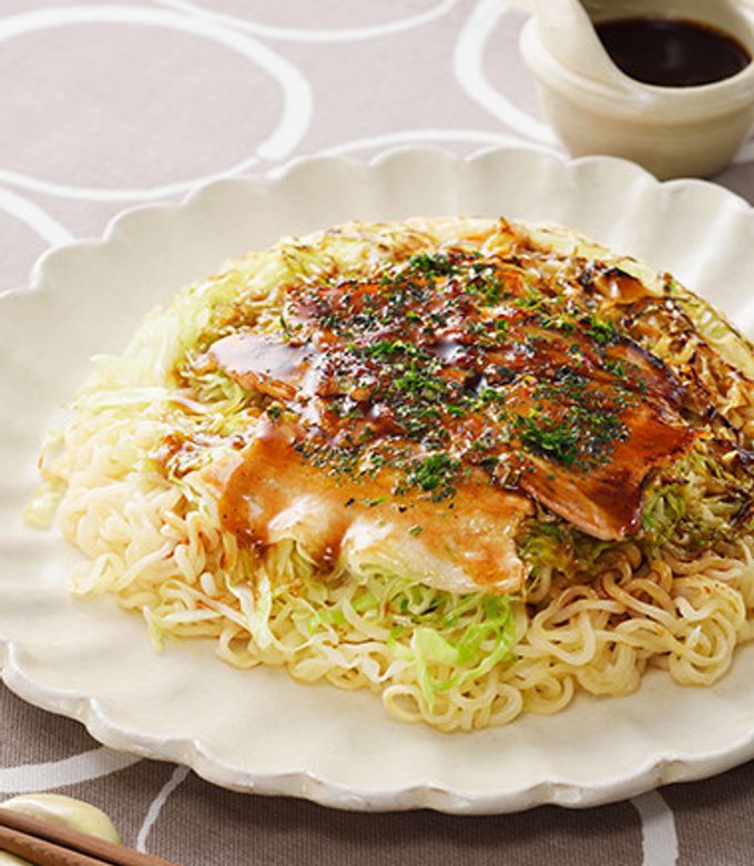広島お好み焼き風ラーメン-レシピのメイン写真