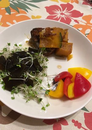 超簡単！かぼちゃと鯖味噌缶の煮物-レシピのメイン写真