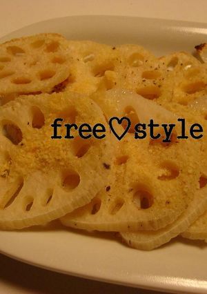 簡単☆れんこん粉チーズ焼き-レシピのメイン写真