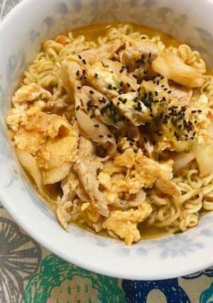 辛ラーメンde豚キムチ-レシピのメイン写真