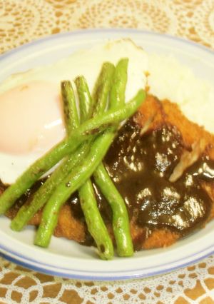 甜麺醤ダレのチキンカツライス-レシピのメイン写真