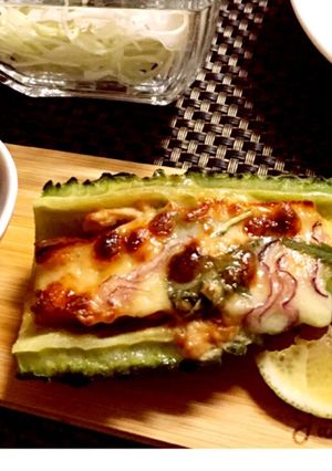 ゴーヤボートグラタン-レシピのメイン写真