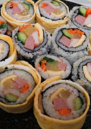 キンパ (韓国のり巻き) 韓国家庭料理-レシピのメイン写真