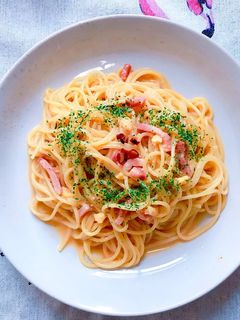 簡単!ペペたまパスタ!-レシピのメイン写真