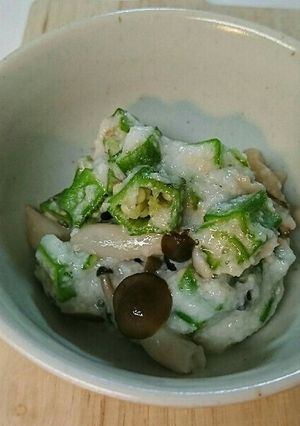 オクラと山芋のねばねばサラダ-レシピのメイン写真