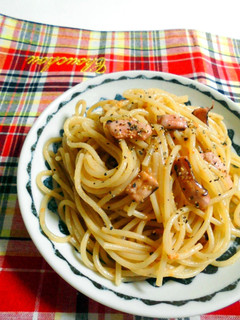 塩辛好きさんへ。。♡いかの塩辛パスタ-レシピのメイン写真
