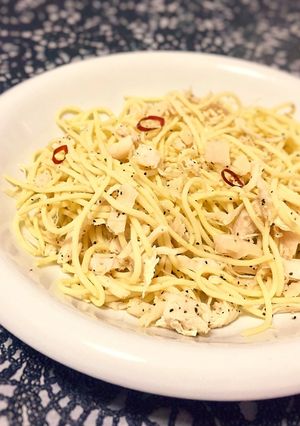 80カロリー!油無しのペペロンチーノ風-レシピのメイン写真