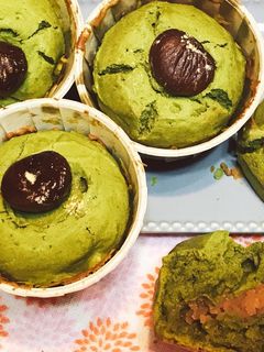 秋の味覚♤栗の抹茶マフィン-レシピのメイン写真