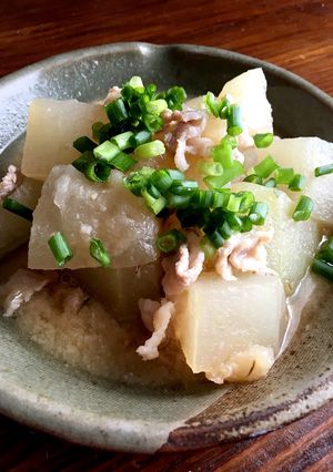 母の味♡冬瓜と豚肉の味噌煮-レシピのメイン写真