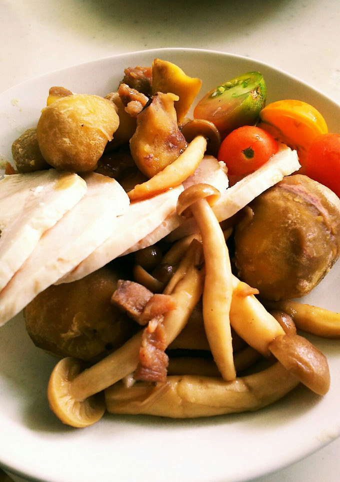 とりハムと栗のきのこ炒め-レシピのメイン写真