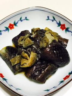 なすと油揚げのメープルからし煮-レシピのメイン写真