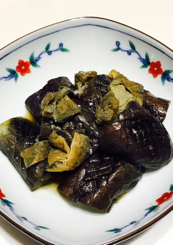 なすと油揚げのメープルからし煮-レシピのメイン写真