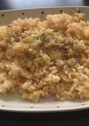 簡単！鮭フレークのパラパラ炒飯-レシピのメイン写真