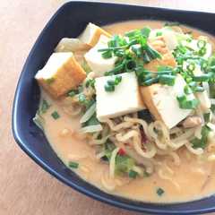 รูปของ 豆乳でまろやか辛い！辛ラーメン