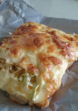 お好み焼き風トースト☆-レシピのメイン写真