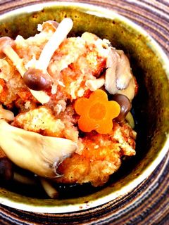 秋のおろしキノコ唐揚げ☻-レシピのメイン写真