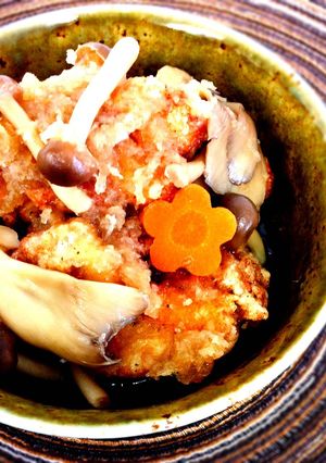 秋のおろしキノコ唐揚げ☻-レシピのメイン写真